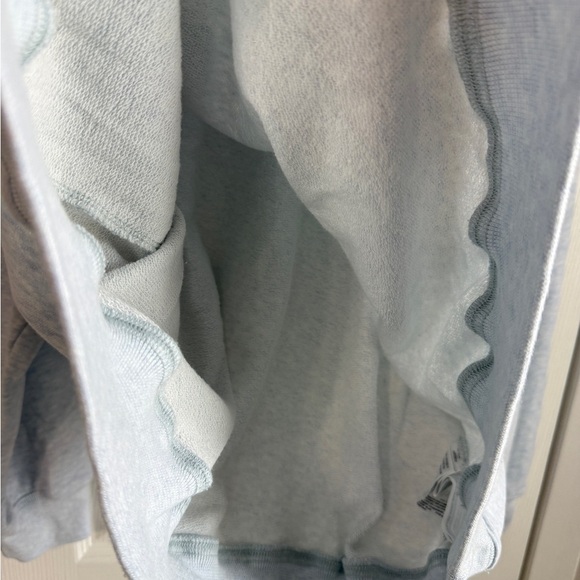 HOLLISTER USA Graphic Crewneck Sweatshirt Oversized Easy Light Blue Long Top L - Picture 6 of 9